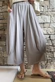 Jo Jo Quirky Hopsack Crop Pant Mocha 
